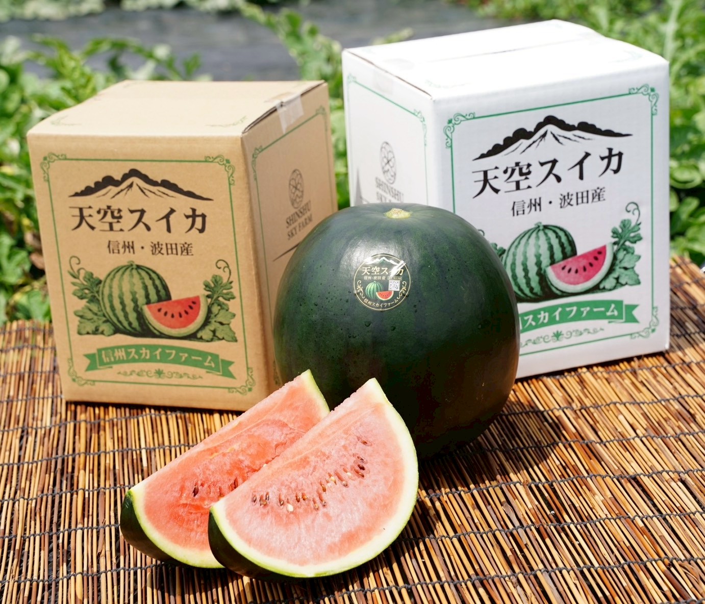 BASEで販売する波田産スイカ